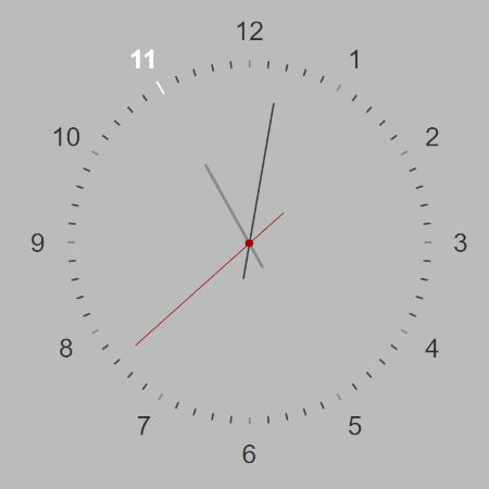 horloge analogique