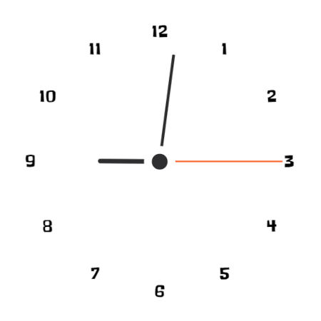 horloge analogique avec seulement du CSS et du Javascript