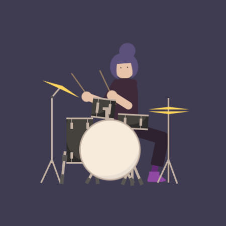 Drummer en CSS pur