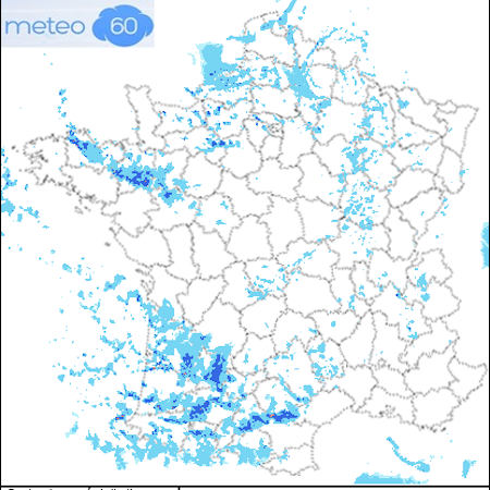 météo détaillée de la France et de l'Oise, région Hauts-de-France
