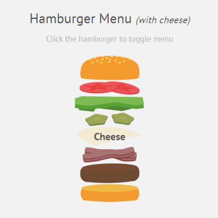 animation d'un vrai hamburger