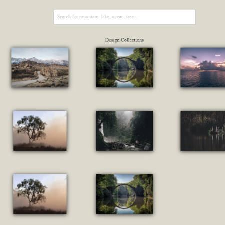 Galerie d'images responsive avec une consultation en mode slider