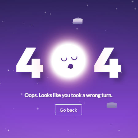 erreur 404,page non trouvee, avec les faces d'un de