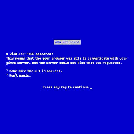 page 404 à la façon de l'ancien système d'explitation DOS ou Windows 3X, ou encore Windows 95