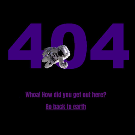 beau template de page 404 avec relief
