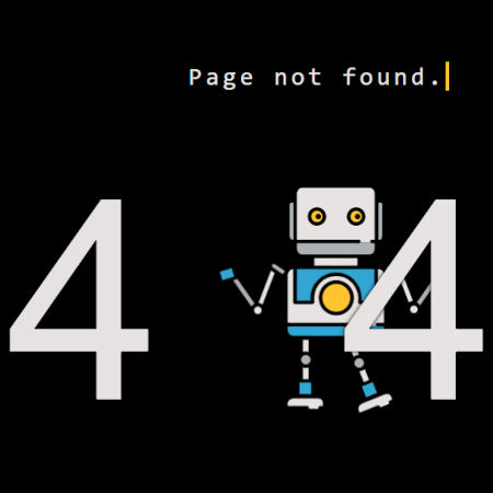 animation d'une page 404 tout en CSS