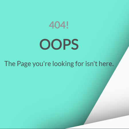 animation d'une page 404 : scintillement annonçant la panne imminente de l'écran