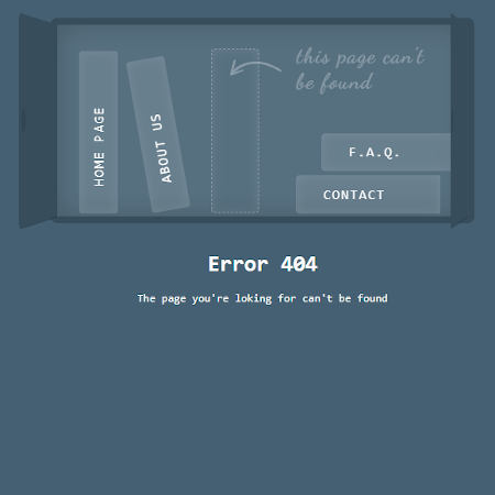 animation d'une page 404 pour votre site web: ouverture de porte