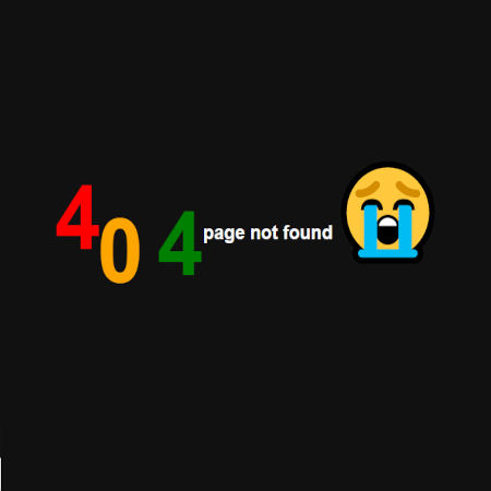 animation d'une page 404 avec reaction a la souris