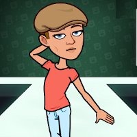 homme Bitmoji avatar homme