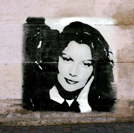 Portrait par Stencil Graffiti